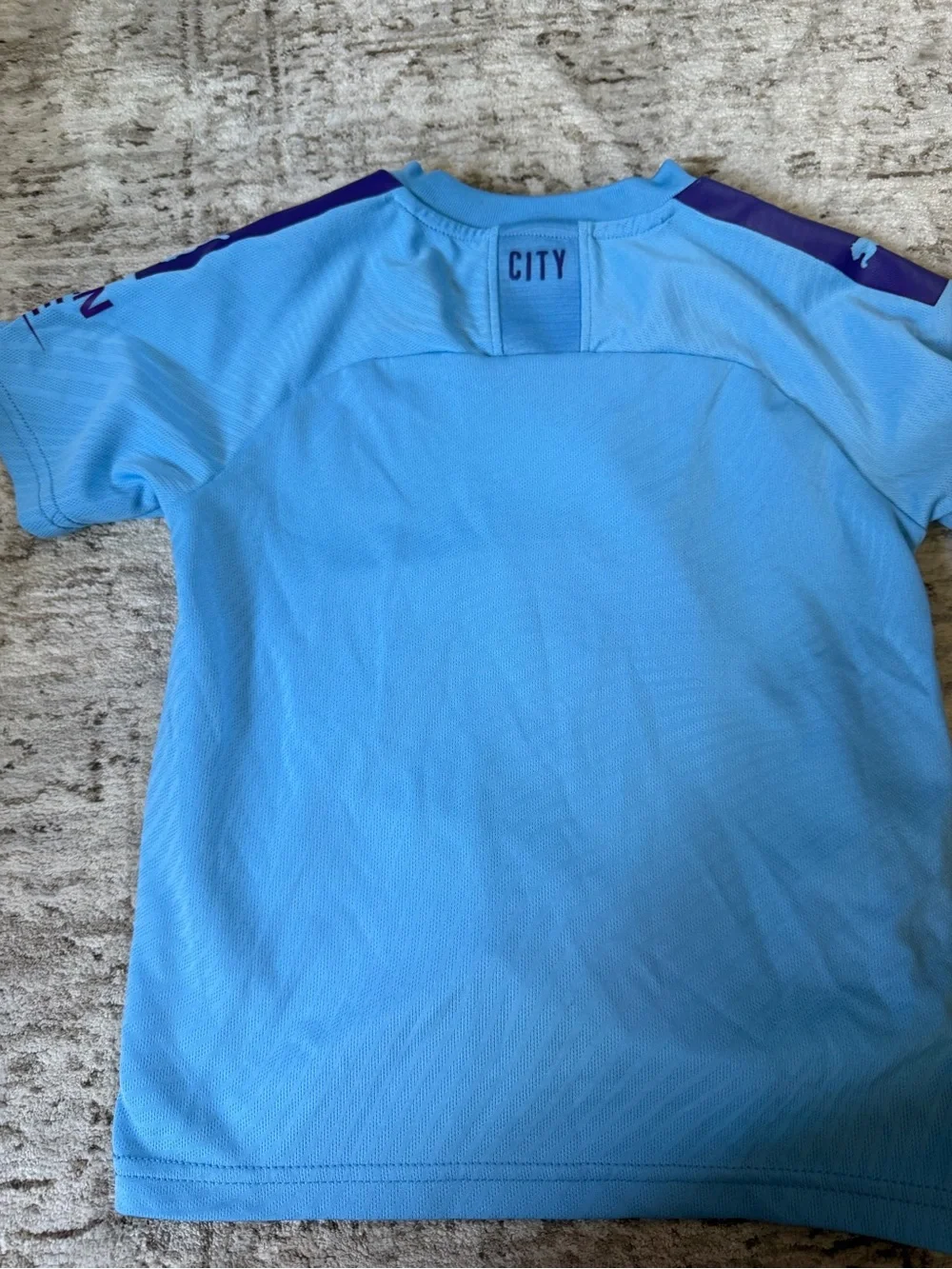 XS - Manchester City Puma Light Blue Manchester City Kids Jersey